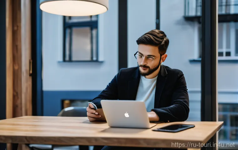 여행 산업에서의 프리랜서로 일하기 - **The Organized Travel Guru's Desk:** A dynamic, well-lit portrait of a confident freelance travel e...