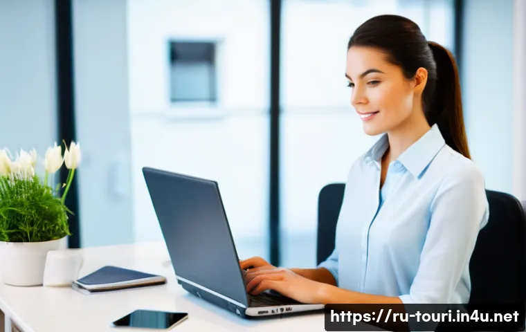 여행사 업무를 효율적으로 처리하는 법 - **Prompt 1: Efficient Travel Agent with Digital Planning**
"A professional, well-dressed female ...